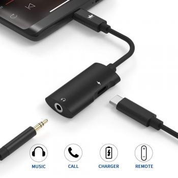 USB‑C Kopfhörer‑Adapter KINGONE – 3,5 mm Anschluss für Mate 10 Pro