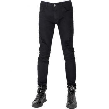 Ropa de Hombre Justin Bieber Jeans Rotro Hole Talla Grande