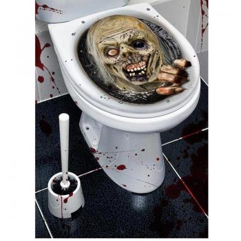 Pegatina para tapa de inodoro Zombie 30x40 cm