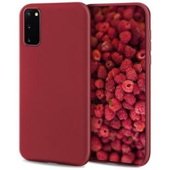 Fondo rosa vintage Samsung S20 – Capa de silicona líquida con textura mate