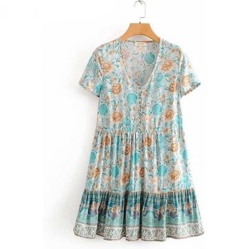 Everkaki Gypsy Print Dress