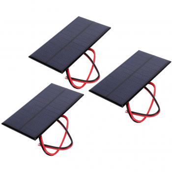 Panneau solaire 3 cellules DC 6 V 1 W – Polycristallin + 30 cm de câble
