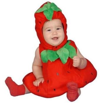 America Baby Dress – Fragola Rosso 0-6 Mese