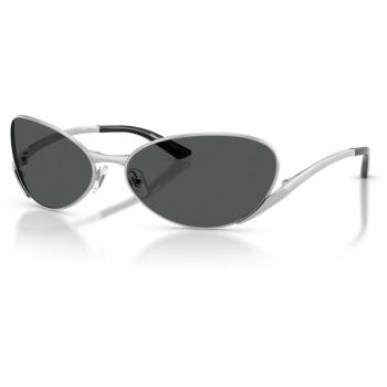 Versace VE2285 100087 Men’s Silver Frame Round Sunglasses