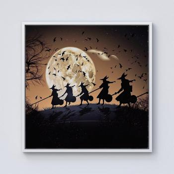 Ethereal Broomstick Brigade Wall Decor
