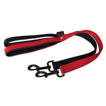 Double Laisse Nyl Noir 25-60