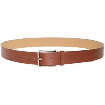 Men's 100cm Brown Leather Belt by Calvin Klein