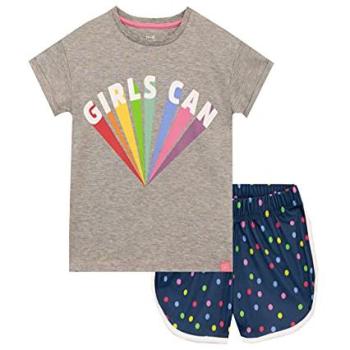 Girls Can Rainbow Dream Pyjamas – Classic Rainbow Pattern (Size 6-7 Years)