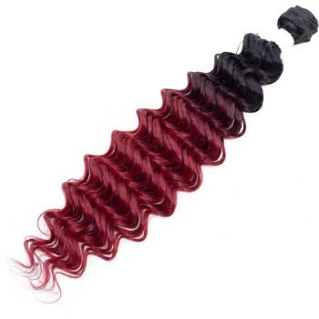 Miss Rola 6pcs Ombre Deep Wave Synthetic Hair Wefts 200g 16-20 inch
