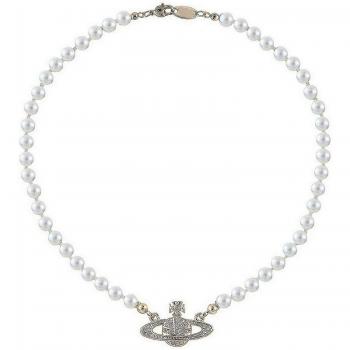 Collier Homme Saturne Faux Perle