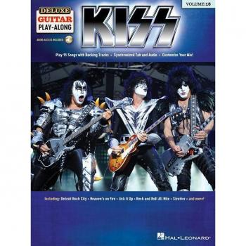 Kiss Deluxe Guitar Play-Along Volume 18