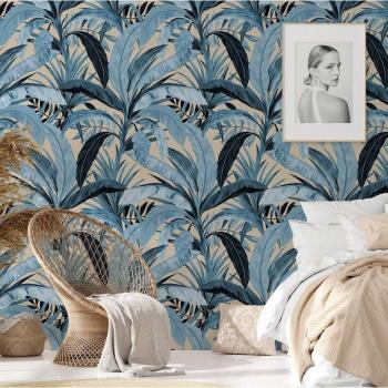 Wallpaper Tropical Beige 250x200 cm – 5,5 m²