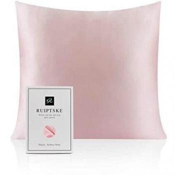 Federa in Seta RUIPTSKE, ipoallergenica, 22momme, 100% Seta, 600 Filati, con Cerniera Scomparsa