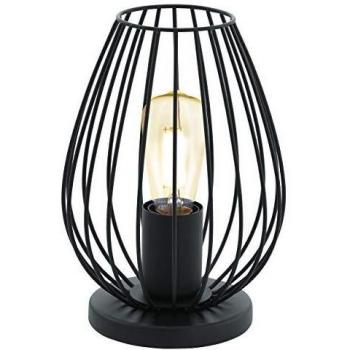 Eglo Newtown Rounded Black Table Lamp