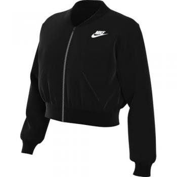Nike Sportswear Damen Jacket – Club Fleece, Oversized, Cropped, Full Zip