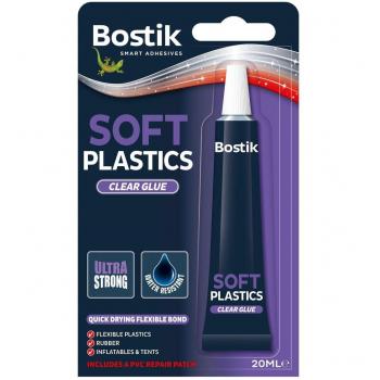Bostik Soft Plastics Clear Adhesive 20ml