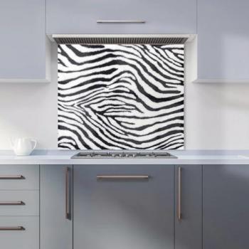 Zebra Patterned Kitchen Splashback
