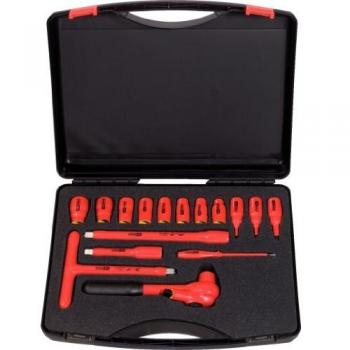 Juego de llaves de impacto aisladas 1/2”, KS TOOLS, 117.1860 – 16 piezas