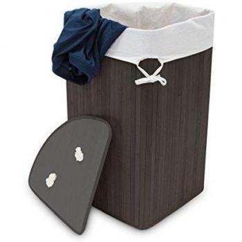 Cesta Ropa Sucia Esquinera Relaxdays 60L, 65x49.5x37 cm