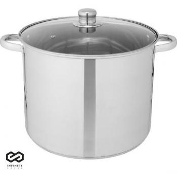 Marmite Ultra 30 cm Infinity Faitout Induction, Gaz, Céramique Verre Transparent