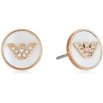 Pendientes de Mujer Emporio Armani con Cadena Plateada