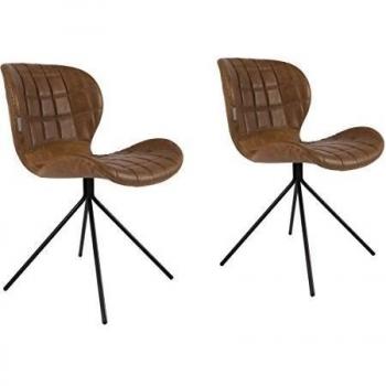 Silla Elegante Zuiver Marrón