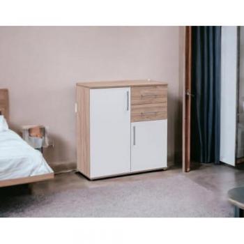 Cómoda Joana 2 Puertas y 2 Cajones Blanco