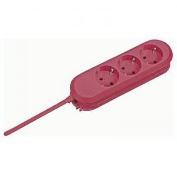 388.371 Red Socket Outlet Power Strip