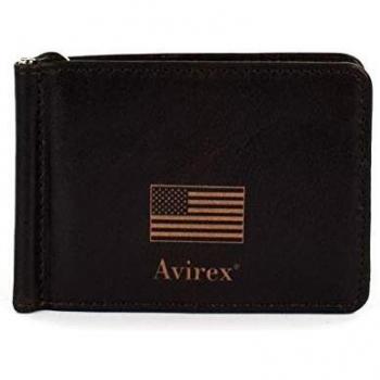 Old Glory OGL-05 Portafoglio Uomo Avirex Marrone con Molla
