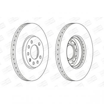 Disque de frein pour OPEL Champion 562070CH