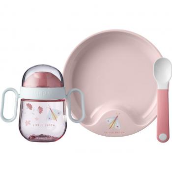 Mepal Little Dutch Flowers & Butterflies Babyservies 3-teilig