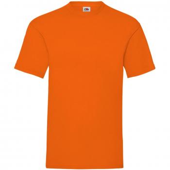 Orange Cotton Men's Short Sleeve T-Shirt