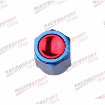Capuchon 8AN aluminium rouge/bleu