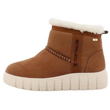 TOM TAILOR Kinder-Winterboots Gr. 40, braun, mit Veloursleder und TEX-Ausstattung