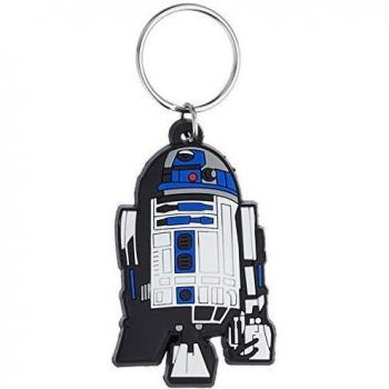 Porte-clé Star Wars PYRAMID R2-D2 Noir Élastique