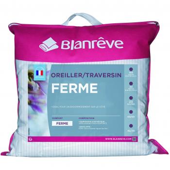 Oreiller Blanc Blanrêve 60x60 cm Confort Firmes
