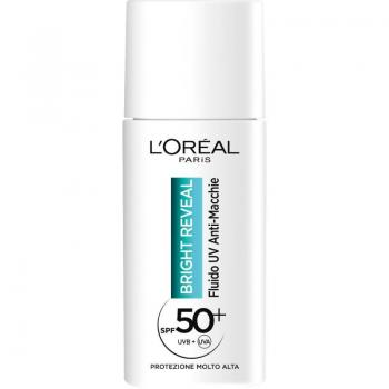 Fluido UV Anti-Macchie SPF50+ Bright Reveal L'Oreal 50ml