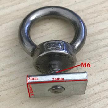 ALWAYSME 2PCS-PACK Roof Box Rack Carrier T-Bolt and Eye-Nut