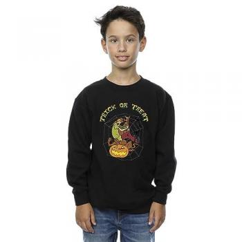 Scharfes Schwarzes Sweater „Scooby‑Doo Boys – Trick or Treat“ für 9‑11‑jährige