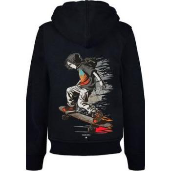 F4NT4STIC Skateboarder Hoodie schwarz für Mädchen Gr. 122/128