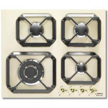 Lofra HRBI6GO Marfil 60×50 con Triple Corona y 4 quemadores