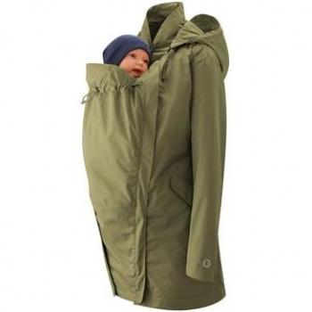 Cappotto-marsupio mamalila antipioggia Dublin verde