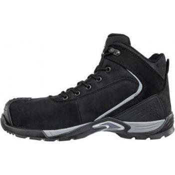 Albatros XTS Leather Safety Boot – Men’s 12 UK Black Mid-Cut