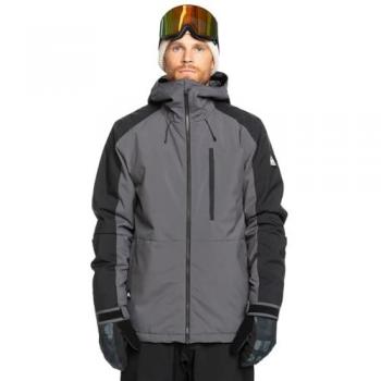 Quiksilver Mission Block Skidjacka für Männer – Dunkles Schattendesign – XL