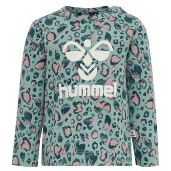 Hummel Sonja Langarm‑Top für Kinder – L/S 74, blau