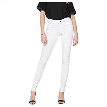 ONLY Damen Skinny Fit Jeans Weiß XS/32