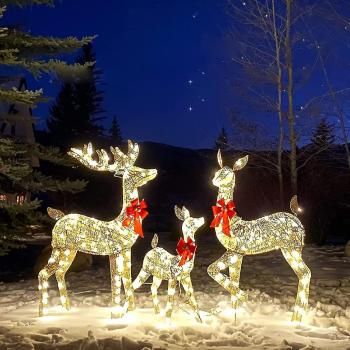 Renne décoratif lumineux pour l'extérieur