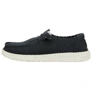 HeyDude Women’s Wendy Canvas Sneakers Dam, Größe 41, Farbe schwarz
