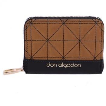Cartera negra para mujer Don Algodón modelo Viareggio