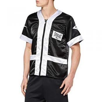 Everlast Erwachsene Satin-Feinheits-Jacket S in Schwarz/Weiß